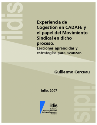 Experiencia de cogestión en CADAFE y el papel del movimiento sindical en dicho proceso