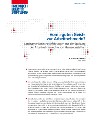 Vom "guten Geist" zur Arbeitnehmerin?