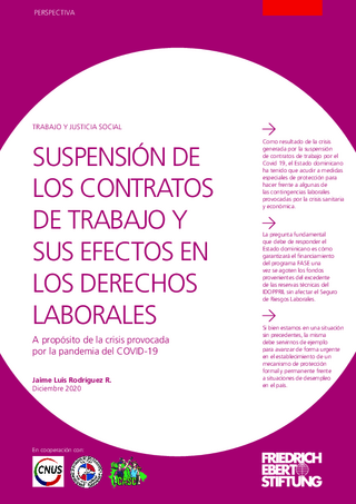 Suspensión de los contratos de trabajo y sus efectos en los derechos laborales