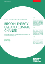 Bitcoin, energy use and climate change