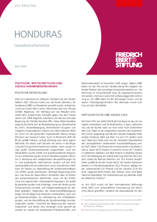Honduras Gewerkschaftsmonitor