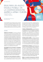 Ideas para un "nuevo modelo posible" en la cooperación entre América Latina y Europa